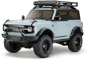 [TAMIYA] 1/10 Ford Bronco 2021 CC-02 4WD RC Kit - Grey, Polycarbonate Body, ABS Plastic Roof Rack, Type 540 Motor & ESC