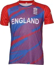 KD Cricket Jersey World Cup 2021 Supporter T-Shirt Cricket Team Uniform - England Plain 36