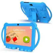 Kids' 7" Android 12 Tablet, 4GB RAM, 32GB ROM, 1TB Expandable, Toddler Blue