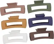 PACKOVE 6pcs Grip Bulk Claw Clips Large Claw Clips Hair Accessories Resin