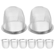 8 Pcs Doitool Teapot Strainer Insert Leaves Brewing Unique Infuser Plug-in Dad