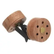 2Pcs Wood Essential Oil Diffuser Rosewood Round Aroma Diffuser with Car Clips