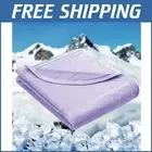 Lightweight Cooling Blanket King - Enhanced Breathability for Summer Nights