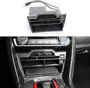 Rifoda for 10th Gen Civic Central Console Storage Box for Honda Civic 2016 2017 2018 2019 2020 2021 Coins Trays Cards Organizer with USB Extension Cable Carbon Fibre
