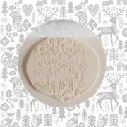 1pcs XL Christmas Acrylic Roller Polymer Clay Modeling Texture Rolling Earring