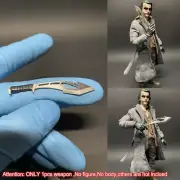 Handmade 1/12 Metal Shark Knife Weapon For DIY 6'' Action Figure Toy