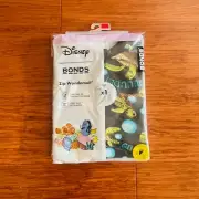 Bonds Baby Disney Finding Nemo Squirt Turtle Black Zip Wondersuit Size 1 BNIP