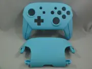 Heaven Blue Soft Touch Front & Back Shell for Nintendo Switch Pro Controller