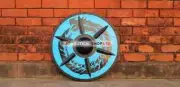 Viking Shield Ouroboros Battleworn Viking Shield Round Wooden Shield Home Decor