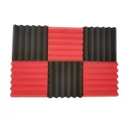 12 pcs 2"x12"x12" Premium Acoustic Foam Panel Tile Wall Record Studio Soundproof