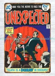 The Unexpected 1974 comics metal tin sign modern wall art decor