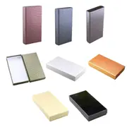 10PCS Luxury Gift Box Set Belt Handbag Wallet Packaging Faux Leather Hard Case