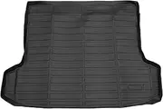 X AUTOHAUX Cargo Liner Rear Trunk Mat for Hyundai Tucson Plug-In Hybrid 2022-2024 (PHEV) Trunk Cargo Luggage Boot Tray Mat TPE 1 Pc Flat Face Long Grid Pattern
