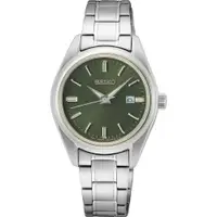 在飛比找ETMall東森購物網優惠-SEIKO 精工 CS系列簡約大三針時尚女錶/綠/28mm(