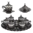 Alisveristime 27 Pc Turkish Greek Arabic Coffee Espresso Cup Saucer Set (Geli...