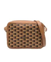 Logo zipper satchel One size Brown