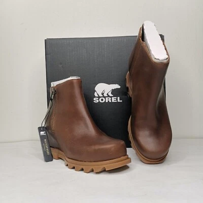 Sorel Joan of Arctic Wedge III Boot Women's size 8 Brown Waterproof