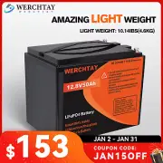 12V 50Ah Lithium Iron Phosphate Battery LiFePO4 Rechargeable Camping RV