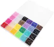 CALLARON 24000pcs Flatback Nail Rhinestones Color Rainbow Gems for Nail Art Crafts DIY Projects for and Bedazzling Decorations