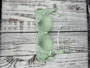 Honeydew Polyester Spandex Underwired Bra, Size 32B Green Sage