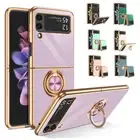 For Samsung Galaxy Z Flip5 Flip4 Flip3 Case Shockproof Kickstand Rugged Cover