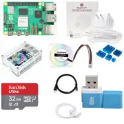 Raspberry Pi 5 4gb 8gb Ram Starter Kit Board Case with Fan Power Supply Heatsink