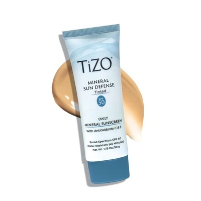 TiZO? Mineral Sun Defense | Tinted | Broad Spectrum SPF 50 | UVA and UVB protect