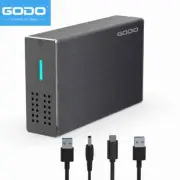 GODO Dual-Bay 2.5" RAID Enclosure, USB 3.0 to SATA I/II/III HDD/SSD,UASP Storage