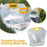 Foldable Water Bag Portable Water Jug Container Drink Storage 1.5L-10L☆ V7O9