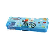 Pencil Box for Girls. Compartments Unique Stationery Set w/z Pop Out Pencil Sharpener. Best Back to School Gift Set for Kids