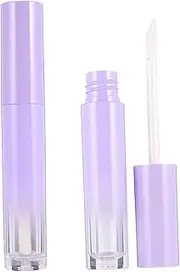 10pcs Gradient Purple Lip Gloss Empty Tubes with Wand Transparent Design for Easy Viewing for