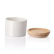Kitchen Canisters Ceramic Food Storage Jar, Stackable Containers with