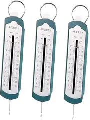 Gogogmee 3pcs High Precision Portable Spring Dynamometer Set Force Gauge Push Pull Gauge Accurate and Easy to Use
