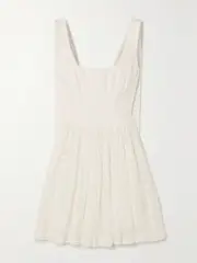 [Zimmermann] Zimmermann - Alight Lace-trimmed Ramie Bustier Mini Dress - Ivory - 3 3 Ivory
