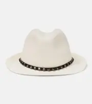 [Valentino] Valentino Rockstud wool fedora UK 7 multicoloured