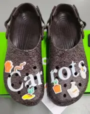MENS 13 - Crocs x Carrots Exprosso Clogs NEW Summer Spring Shoes Mocha IN BAG