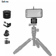 360° Tripod Adapter Mount Time Lapse Stabilizer Panning Rotating for GoPro Phone