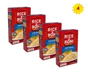 Rice-A-Roni Chicken Broth and Herbs Flavor Rice Vermicelli 6.9oz x 4 Boxes