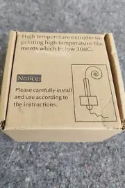 High Temp Extruder For High Temp Filament For 3D Printing Below 300C Bohong 2020