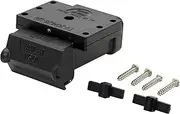 Trailer Vision 120A Anderson Connector Mounting Kit - Fits Genuine SB 120 Anderson Plug Cover - UV Insulated Protection for Solar, Marine, Mobile, Industrial, Battery Boxes, RVs, Trucks - 120A Black
