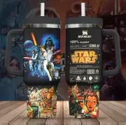 Star Wars Movies Custom Stanley Cup 40 oz z Tumbler With Handle