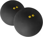 MOTHNUR 2pcs Squash Professional Training Rubber for Competition High Elasticity Multi-Purpose for All Skill Levels Reflexes Reaction