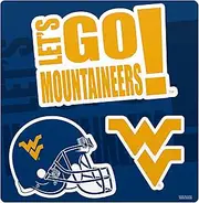NCAA West Virginia Slogan Magnet Sheet