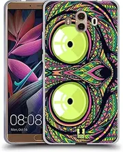 Head Case Designs Tarsier Aztec Animal Faces Series 5 Soft Gel Case and Matching Wallpaper Compatible with Huawei Mate 10