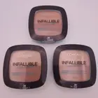 LOT OF 3 LOREAL Infallible PRO GLOW Lasting Glow Powder 28 Cocoa