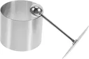 HOMOCONO Stainless Steel Cake Ring Molds Round Food Mold for Western Cold Dishes Pastry Sets Serving Utensils Set
