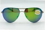 Costa Del Mar Helo Sunglass Matte Champagne+Deep Blue/Turquoise/Green Mirr 580P
