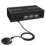 4K DP HDMI KVM Switch 2 Ports USB Dual Monitor 2x1 2 Computer Control Switcher