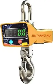 [JAJAJ] Industrial Digital Crane Scale 1000Kg Heavy Duty Industrial Crane Hanging Scale, Rechargeable Digital Hanging Scale with LED Display for Factory,Construction for Farm,Livestock,Factory,Construction