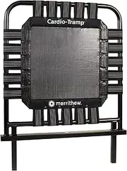 STOTT PILATES Merrithew Cardio-Tramp Rebounder, Pilates Trampoline, Black, 24-inch & 22-inch, Square Shape, Unisex Adult, Pilates Enthusiasts, Various Fitness Levels